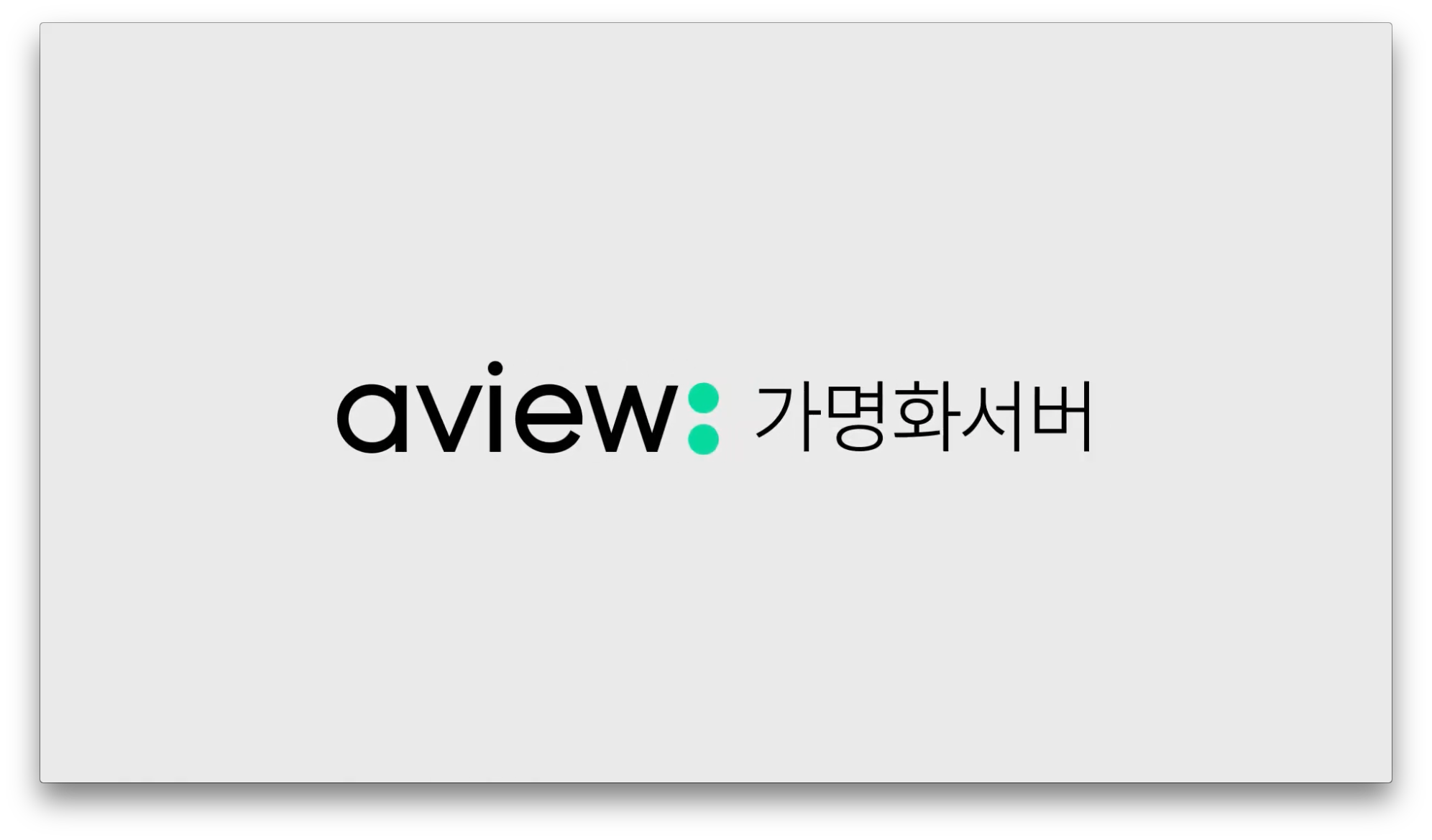 Aview 가명화서버